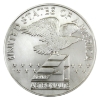 Image 2 : 1 Pound USA 1988 Young Astronaut America in Space .999 Fine Silver Medal (Tax Exempt)