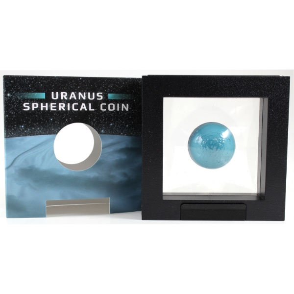 Barbados Silver 2023 $5 Uranus Spherical Coin (Tax Exempt)