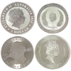 Image 2 : 4x 1oz World 2015-2024 Assorted Fine Silver Rounds. 4pcs. (Tax Exempt)