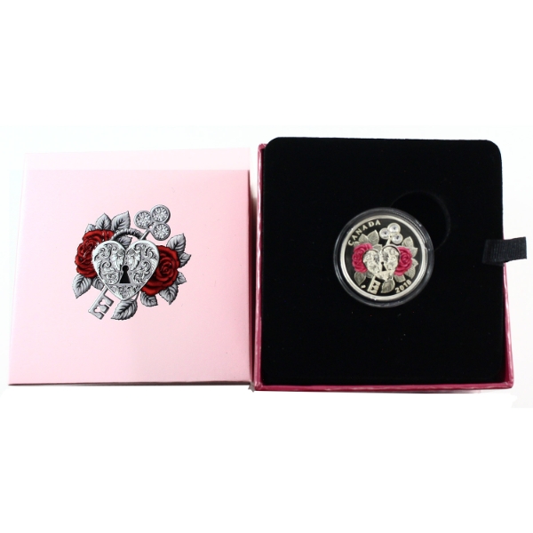 2018 $3 Celebration of Love Fine Silver Coin (Tax Exempt)