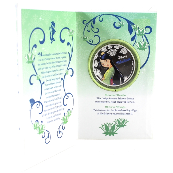 Niue Silver 2016 $2 Disney Princess Series - Mulan 1oz Fine Silver Coin (Tax Exempt)