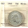 Image 1 : 50-cent 1948 ICCS MS64