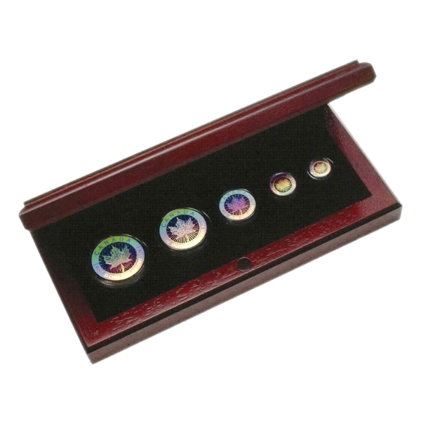 2003 Hologram Silver Maple Leaf Fractional .9999 Fine Silver Set (Tax Exempt)