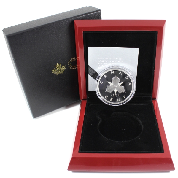 2024 1-cent Lost Designs From The Archives: Emanuel Hahn's Trillium .9999 Fine Silver Coin