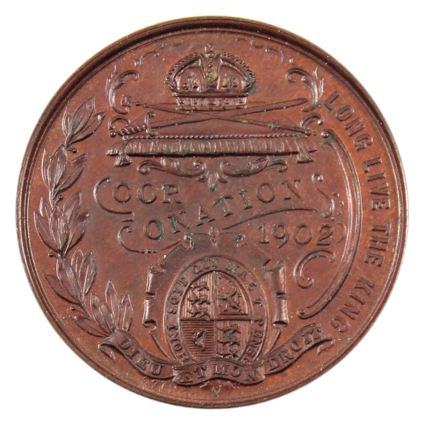 Great Britain 1902 Long Live the King Edward VII Medal 0.942oz-Copper, 37mm (Possible Replica)