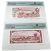 Image 2 : RADARS BC-38d 1954 $2 CUNC64 EPQ & BC-47a-i 1974 $2 GEM UNC67 EPQ Matching RADARs 