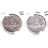 Image 1 : Silver $1 1951 UNC+. 2pcs.