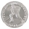 Image 2 : USA 2014 Olympic Winter Games Hockey 1oz Fine Silver Medal NGC GEM Proof Ultra Cameo (Tax Exempt)