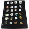 Image 1 : Bulk Collection of 36x Assorted Pins in Large Leuchturm Pin Album. 36pcs 