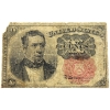Image 1 : USA 1874-75 10-cent Fractional Currency Red Seal, Long Key Variety