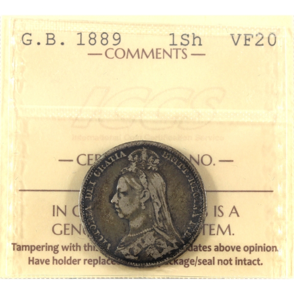 Great Britain 1889 1 Shilling ICCS VF20