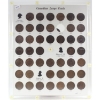 Image 1 : Collection of Canadian Large Cents 1858-1920 in Vintage Display Holder