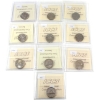 Image 2 : 5-cent 1990-1999 ICCS MS64. 10pcs.