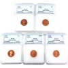 Image 1 : 1-cent 1981-1989 NNC PR70 Red; Deep Cameo. 5pcs.