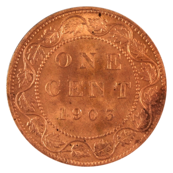 1-cent 1903 BU (Spots)