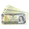 Image 1 : 53x 1973 $1 Bank of Canada Banknote Collection in Average Condition. 53pcs.