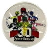 Image 1 : Niue Silver 2023 $2 Power Rangers 30th Anniversary Colorized 1 oz .999 Silver Coin (Tax Exempt)