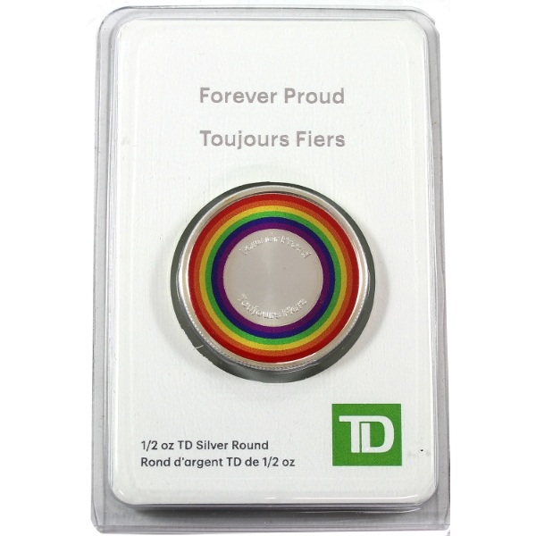 1/2oz TD Forever Proud .999 Fine Silver Round