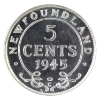 Image 2 : Newfoundland 5-cent 1945C ICCS MS64 HC