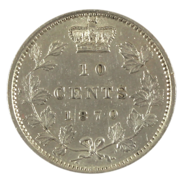 10-cent 1870 Narrow 0 Almost UNC
