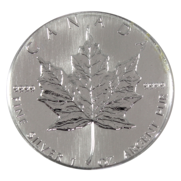 1993 $5 SML 1oz .9999 Fine Silver Coin (Tax Exempt)