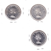 Image 2 : 50-cent 1956, 1958 & 1959 PL (impaired/scratched). 3pcs