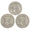 Image 1 : 3x 1/2oz MPM Butterfly .999 Fine Silver Rounds. 3pcs. (Tax Exempt)