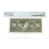Image 2 : BC-25a 1937 $20 PMG AU50 Osborne-Towers Printer CBNC SN: A/E1544587