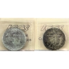 Image 2 : Silver $1 1967 ICCS MS65. 2pcs.