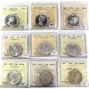 Image 1 : 50-cent 1952-1960 ICCS MS64. 9pcs