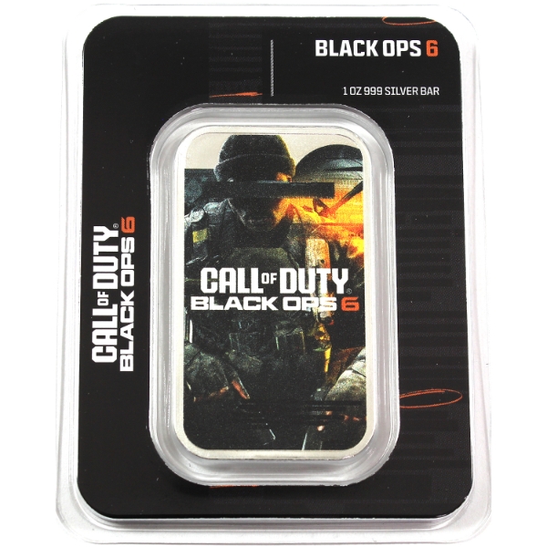1oz USA Call of Duty: Black Ops 6 .999 Fine Coloured Silver Bar (Tax Exempt)