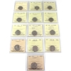 Image 1 : 5-cent 2010-2022 ICCS MS66. 13pcs.