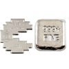 Image 2 : 2x 1oz Niue 2021 Pac-Man & YPS Yeagers Poured Cube .999 Fine Silver. 2pcs.