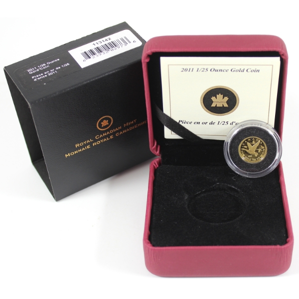 2011 50-cent Canada Geese 1/25oz .9999 Fine Gold Coin (No Tax)