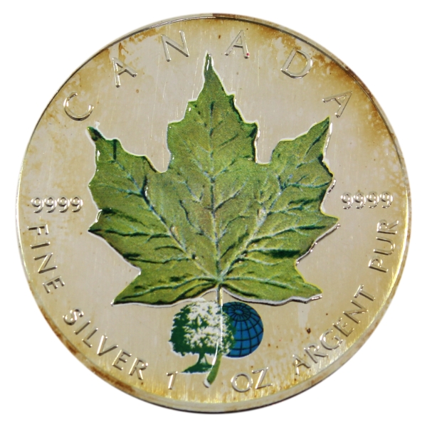 1oz Private Mint 2002 $5 SML - Spring .9999 Fine Silver Coin w/ Privy Mark (Tax Exempt)