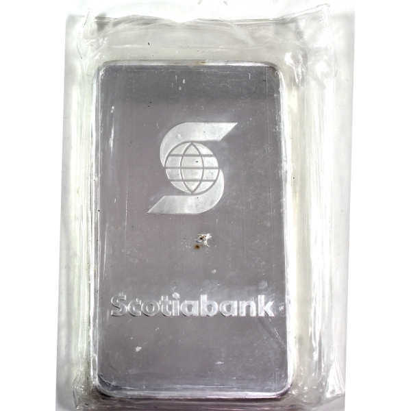 10oz Scotiabank .999 Fine Silver Bar (Tax Exempt)