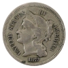 Image 1 : USA 1873 3-cent Open 3 VF (impaired)