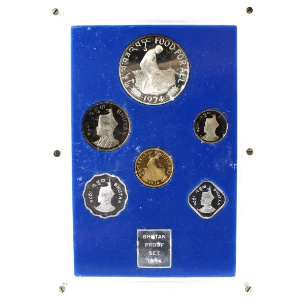 Bhutan 1974 Proof Set