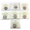 Image 2 : 5-cent 2000, 2000P, 2001, 2001P, 2002P, 2003P & 2005P VE Day ICCS MS65. 7pcs.