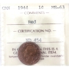 Image 1 : 1-cent 1944 ICCS MS63 Red