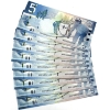 Image 1 : BC-67a 2006 $5 Consecutive UNC or Better Jenkins-Dodge SN:AOP6896517-"25. 9pcs.