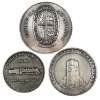Image 1 : Wellings Mint 1867-1967 Canadian Centennial Fine Silver Medallions. 3pcs (Tax Exempt)