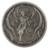 Image 1 : 2oz Pheli Mint 2018 Temptation of the Succubus .999 Fine Silver Antique Finish Round (Tax Exempt)