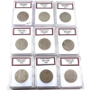 Image 1 : 50-cent 1911, 1912, 1913, 1916, 1917, 1918, 1919, 1920 & 1929 King George V. 9pcs