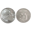 Image 1 : 2x 1oz Dutch Mint Tom & Jerry Multiview & Samoa 2023 Golden Eagle .999 Silver Coins. 2pcs. 