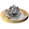 Image 2 : 2022 $50 Holiday Splendour Fine Silver Sculpture Coin