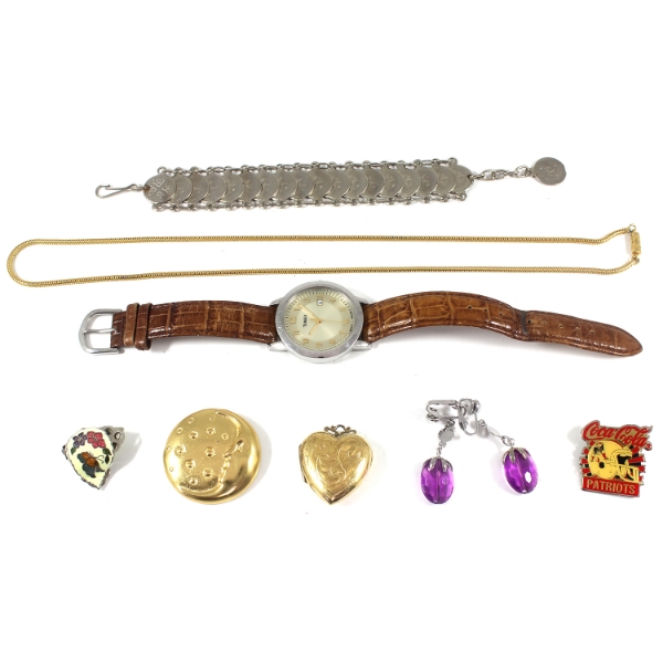 Bulk Lot of Assorted Fashion Jewellery & More! 8pcs.