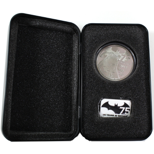 Niue Silver 2014 $5 DC Comics-75 Years of Batman 2oz Fine Silver Proof Set