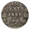 Image 4 : 10-cent 1886 Small 6; Obverse 4 ICCS VG10