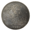 Image 1 : Great Britain Silver 1889 Crown F-VF 